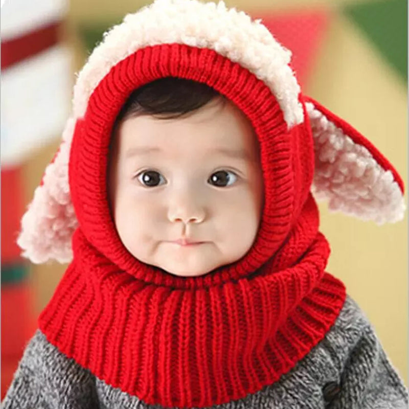 כובע צעיף חמוד לתינוק