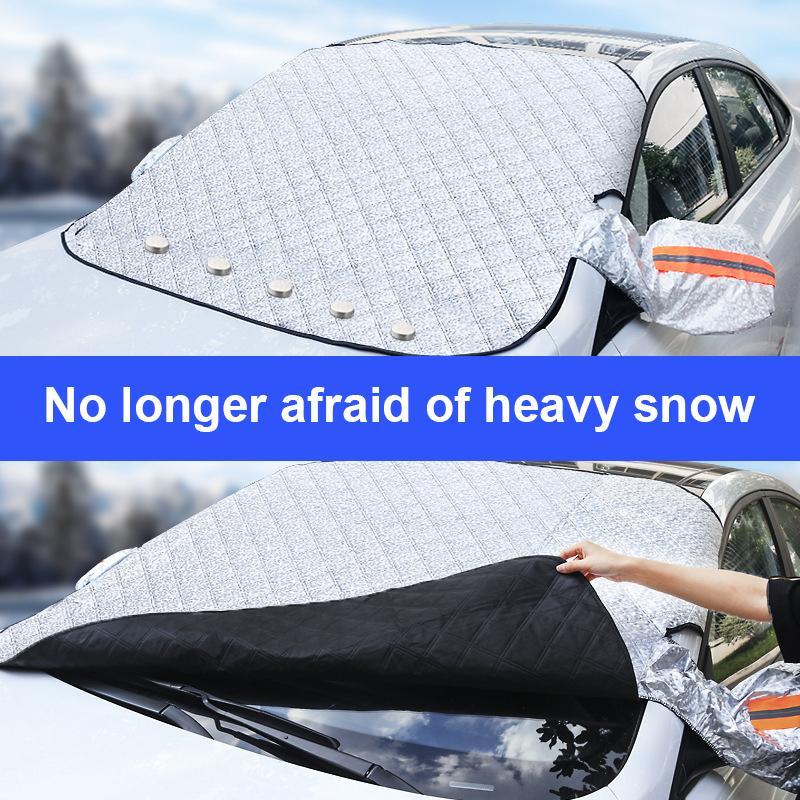 כיסוי רכב מגנטי נגד שלג
