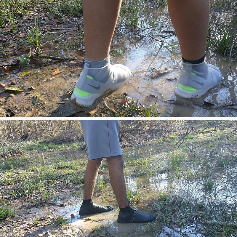 כיסויי נעליים חיצוניים עמידים למים (זוג אחד)