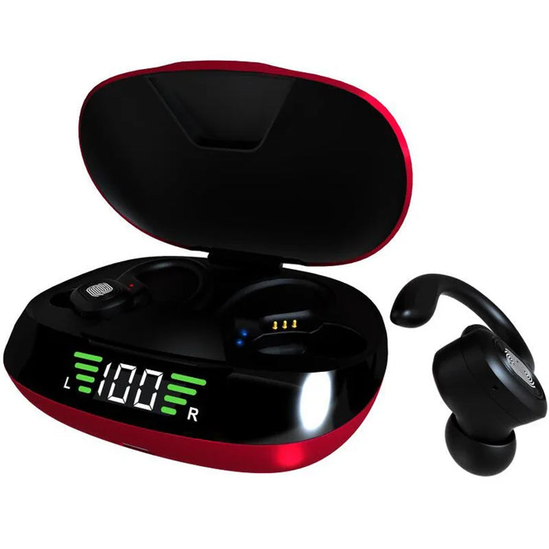 Sports headphones with LED indicator and touch control 