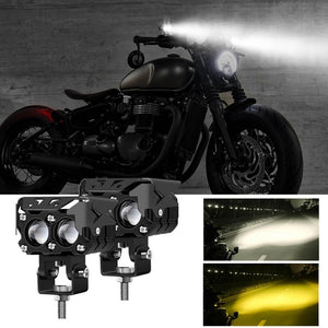 LED auxiliary light for driving a motorcycle 