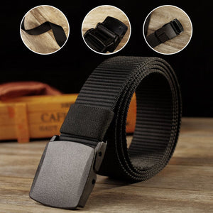 Non-Magnetic Metal Free Nylon Belt for Men