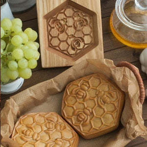 Homemade gingerbread cookie molds
