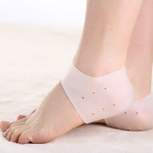 Silicone foot repair heel sleeve