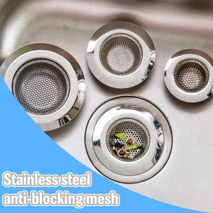 Stainless steel kitchen sink filters (3 pieces)
