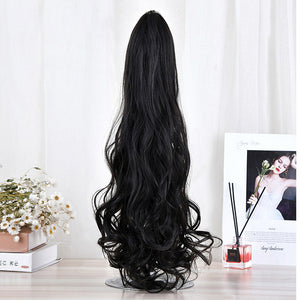 Long ponytail curly wig
