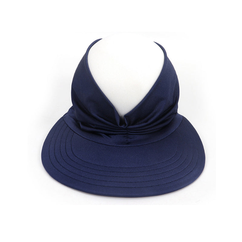 Elastic sun visor hat