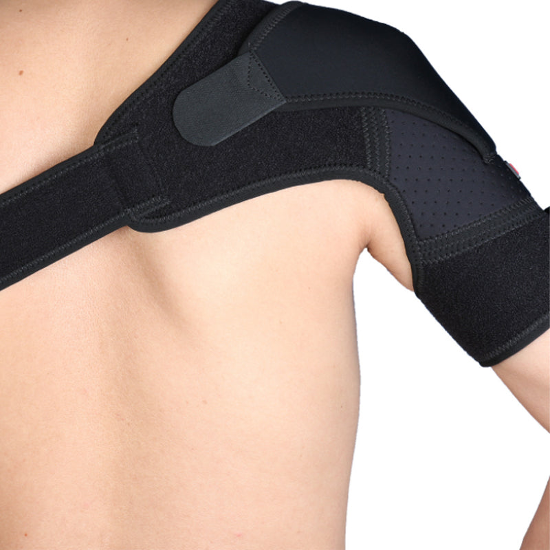 Adjustable compression sleeve for shoulder support