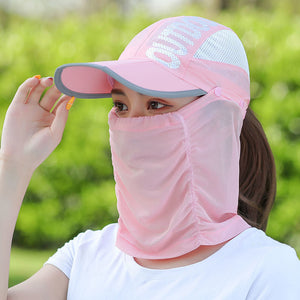 Foldable protective cap 