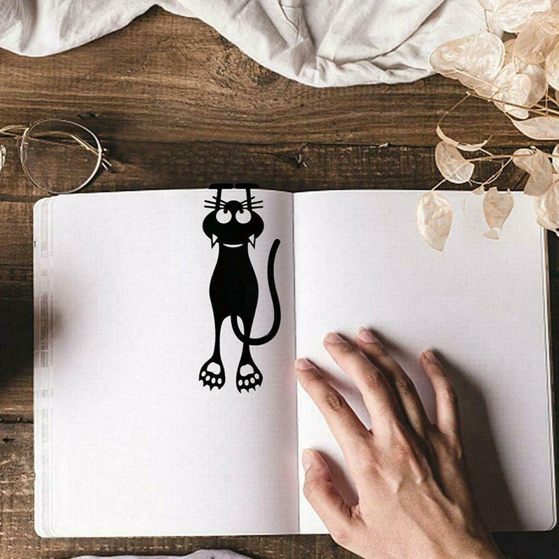 Black kitten bookmark