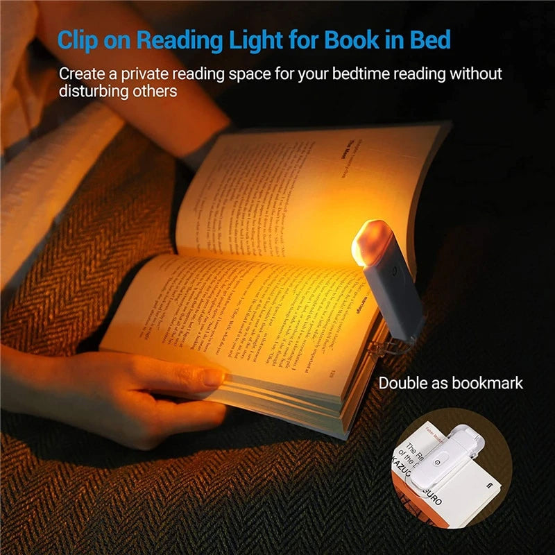 נורת LED לקריאת ספרים נטענת