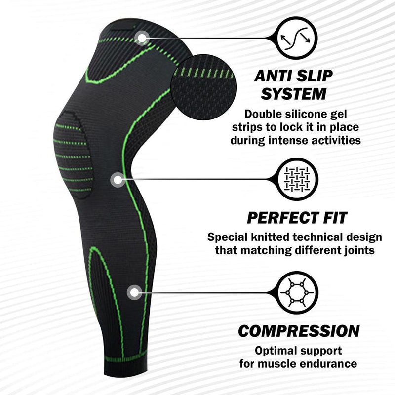 Total compression knee sleeve