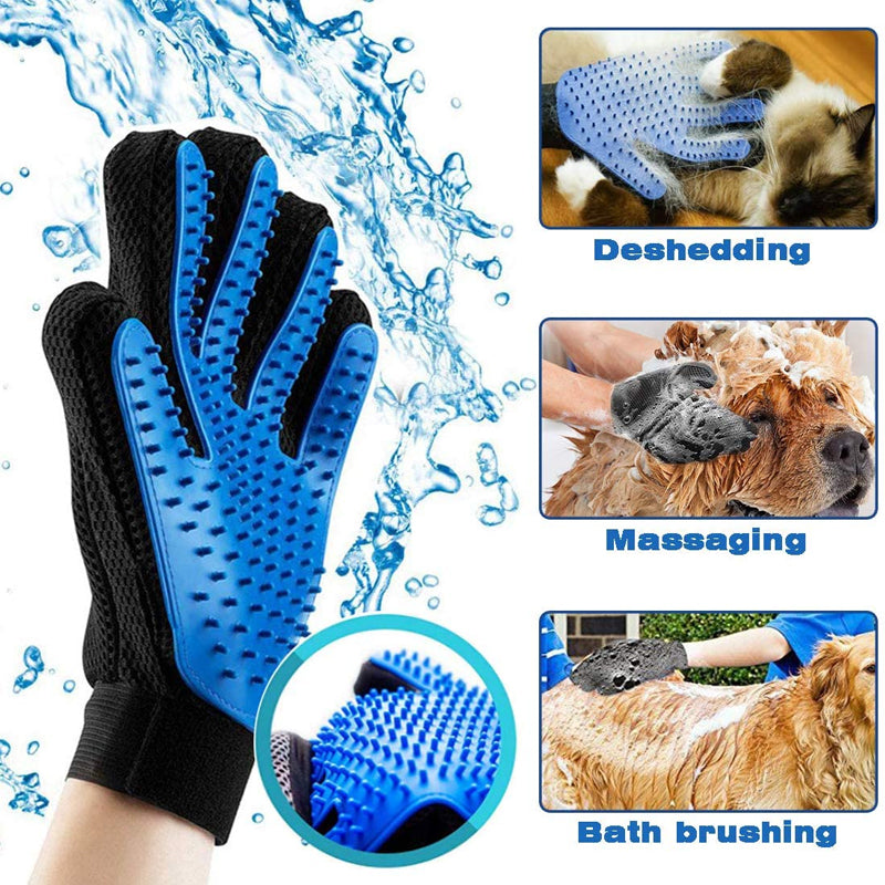 Pet hair removal glove