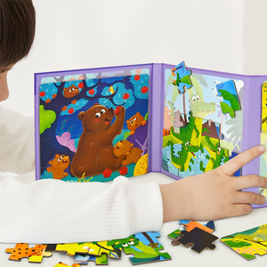 3 in 1 magnetic puzzle book 