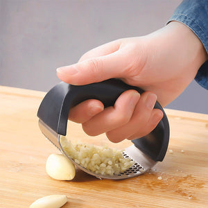 Premium garlic pressing tool