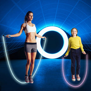 Jump rope with LED light
