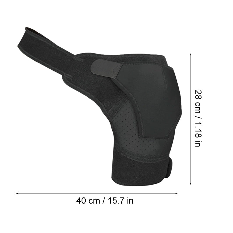 Adjustable compression sleeve for shoulder support