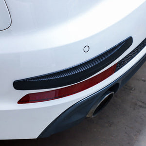 Protection strips for the bumper of the vehicle against a collision