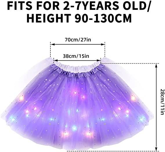 חצאית טוטו LED קסומה ומוארת