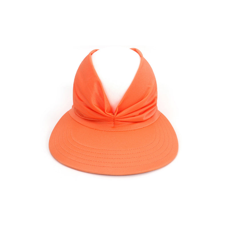 Elastic sun visor hat