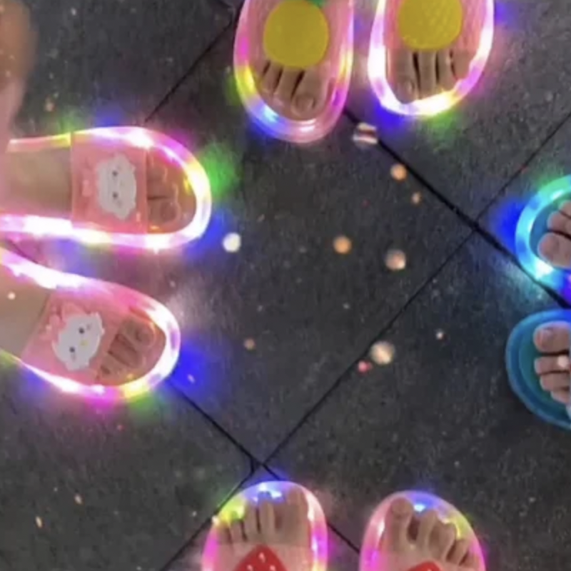 LED flip flops for children 
