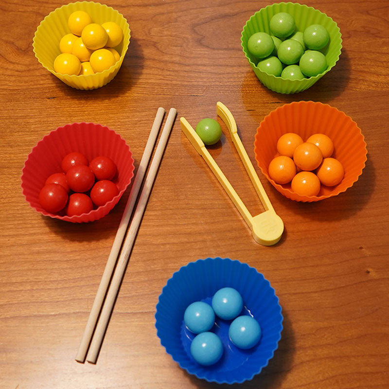 Rainbow Beads Digital Cognitive Montessori Toy 