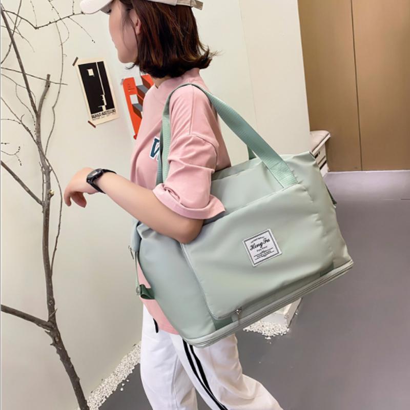 A shoulder bag - you will be able to carry it high