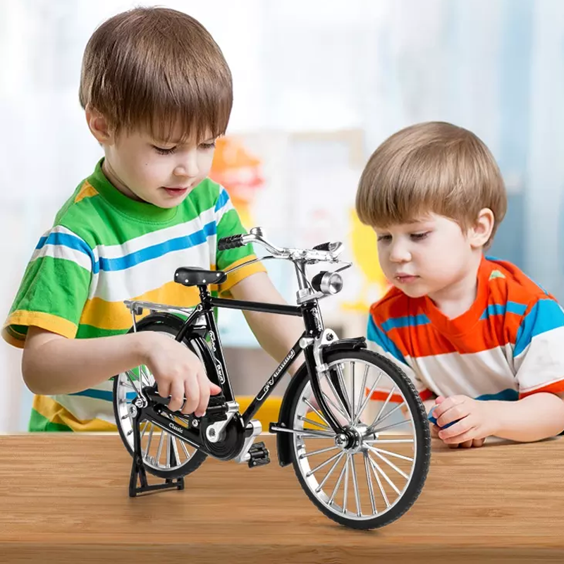 Retro model bicycle decoration 