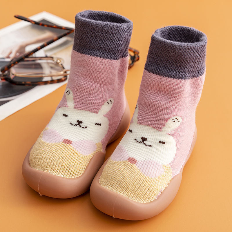 נעלי גרב מצוירות לתינוקות