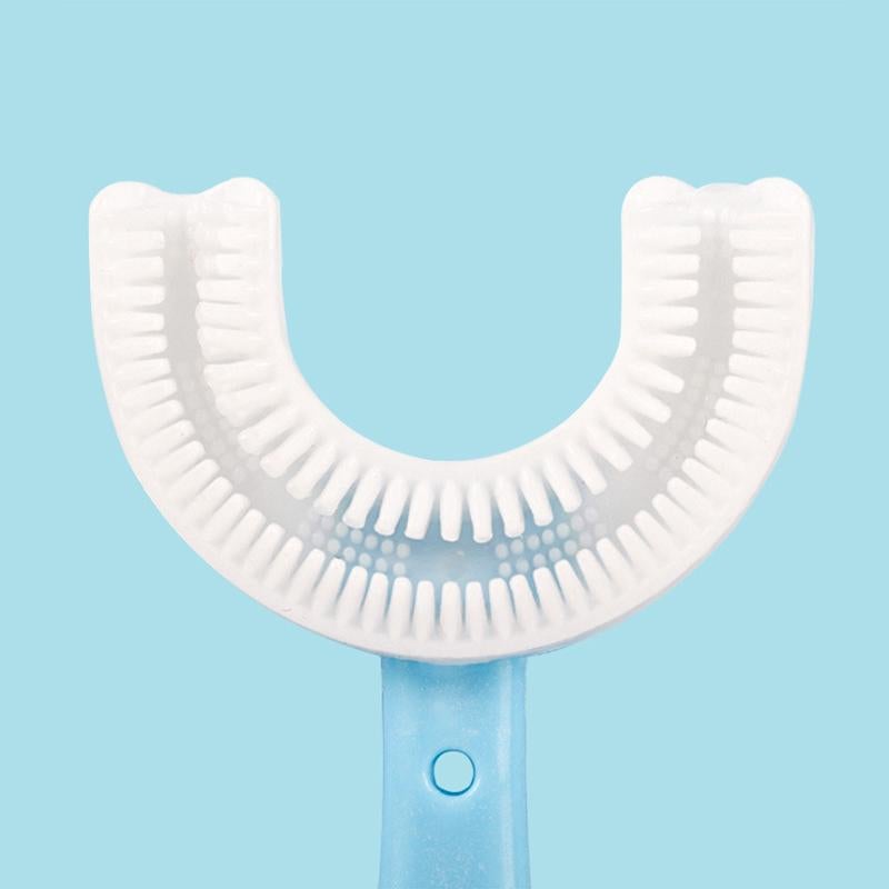 U-shaped 360° toothbrush for children 