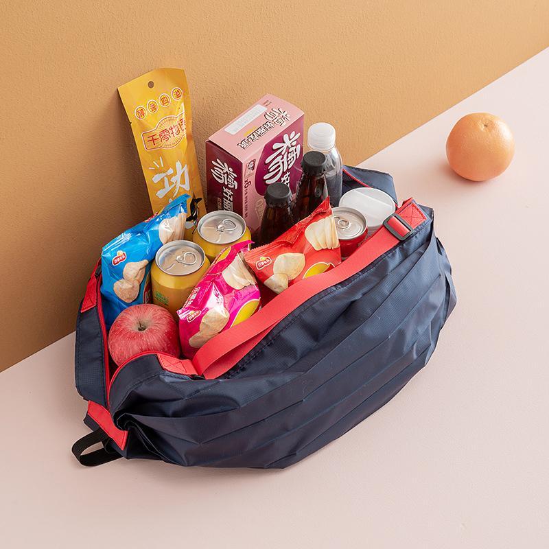 A portable and foldable shopping bag for travel