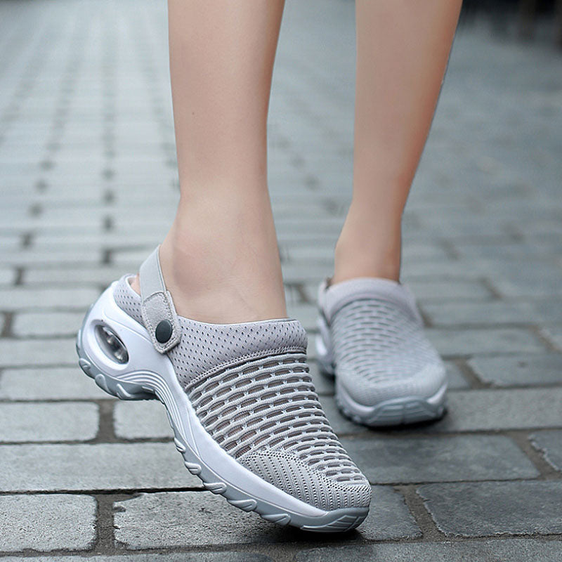 Breathable shoes with airbag for women