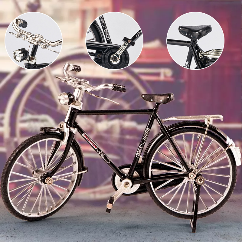 Retro model bicycle decoration 