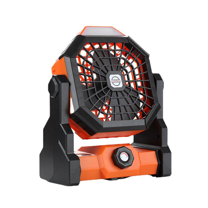 LED fan for camping with light