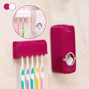 Toothbrush station for the wall