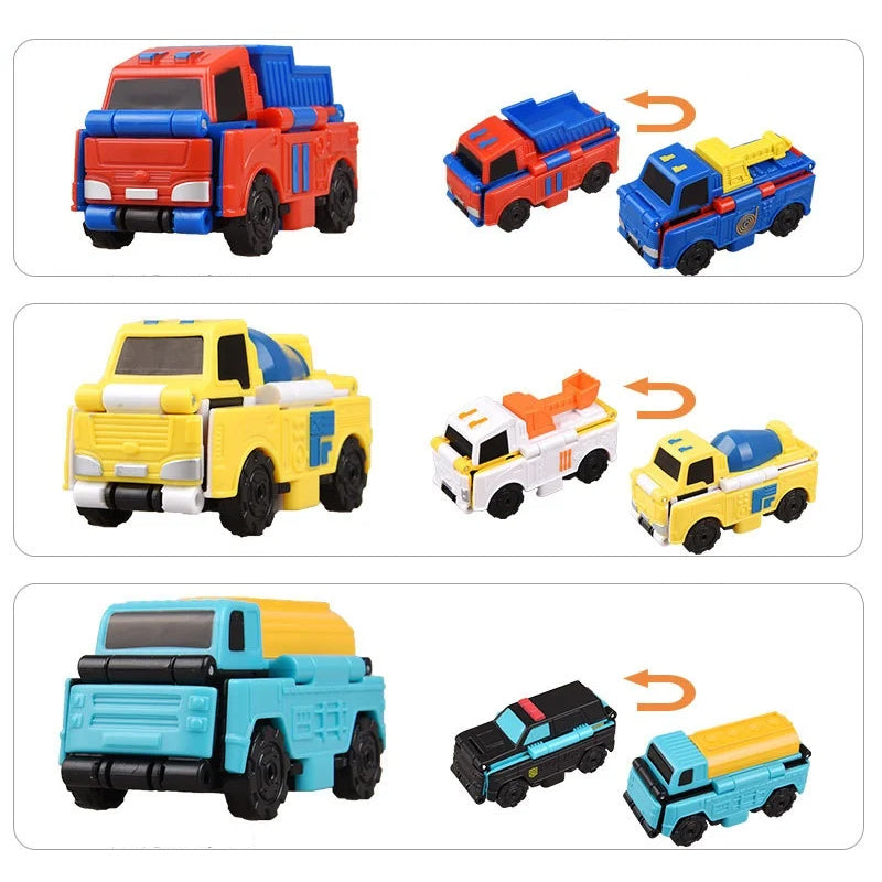 סט צעצועי רכב נגד הפוך