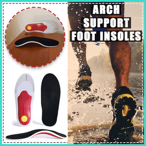 Foot insoles with arch support 